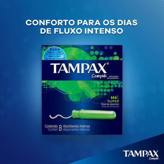 Absorventes Internos Tampax Compak Super 8 Unidades - Imagem em destaque