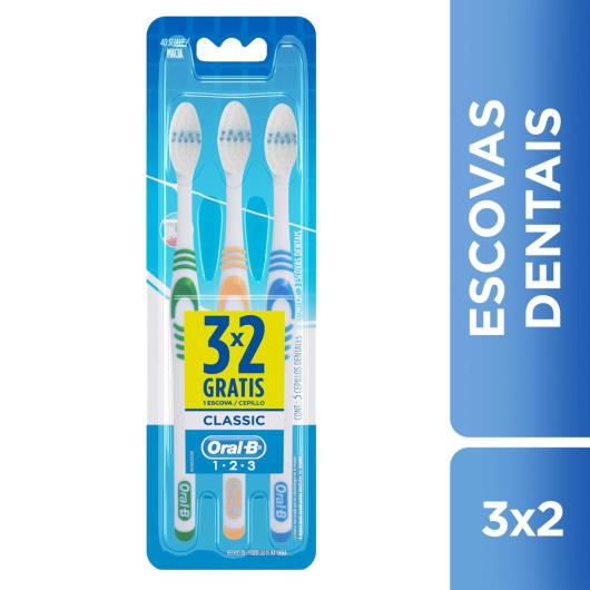 Escova dental Oral-B 40 clássica leve 3 pague 2 - Imagem em destaque