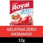 Gelatina em Pó Royal Zero Açucar Morango 12g