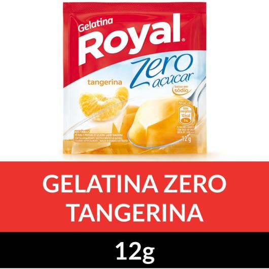 Gelatina em pó ROYAL Zero Tangerina 12g - Imagem em destaque