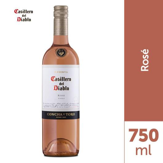 Vinho Chileno Rosé Seco Reserva Casillero del Diablo Garrafa 750ml - Imagem em destaque