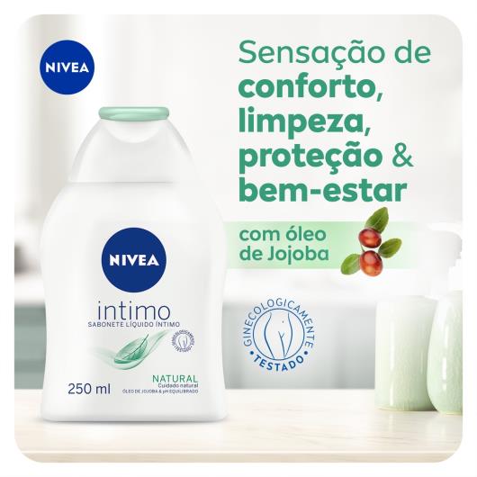 NIVEA Sabonete Líquido Íntimo Natural 250ml - Imagem em destaque