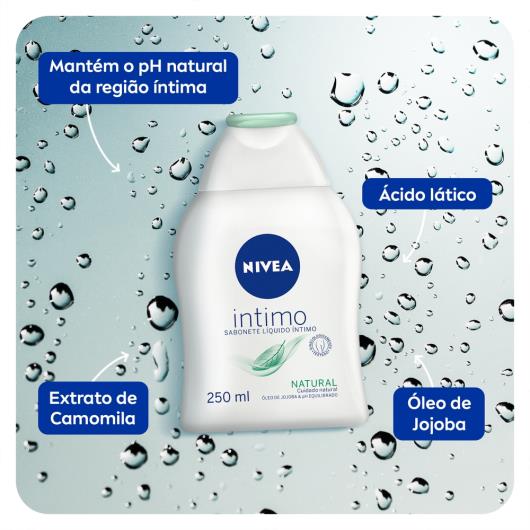 NIVEA Sabonete Líquido Íntimo Natural 250ml - Imagem em destaque