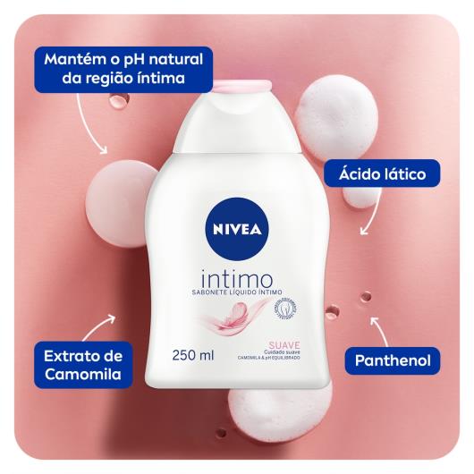 NIVEA Sabonete Líquido Íntimo Suave 250ml - Imagem em destaque