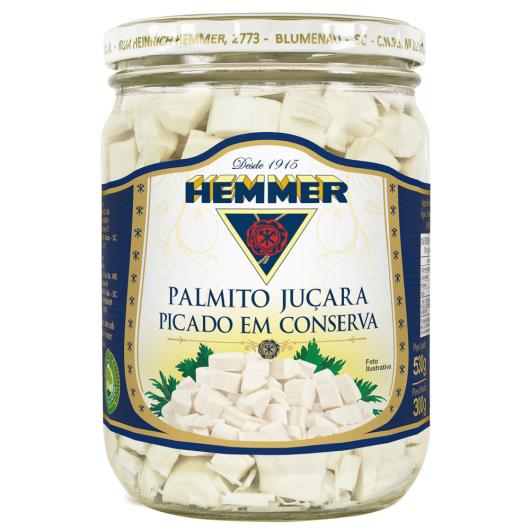 Palmito Conserva picado Jucara Hemmer pote 530g - Imagem em destaque