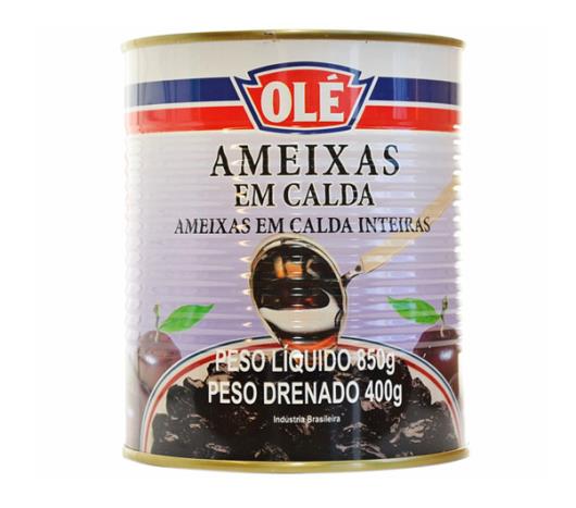 Ameixas em calda Olé integral 400g - Imagem em destaque