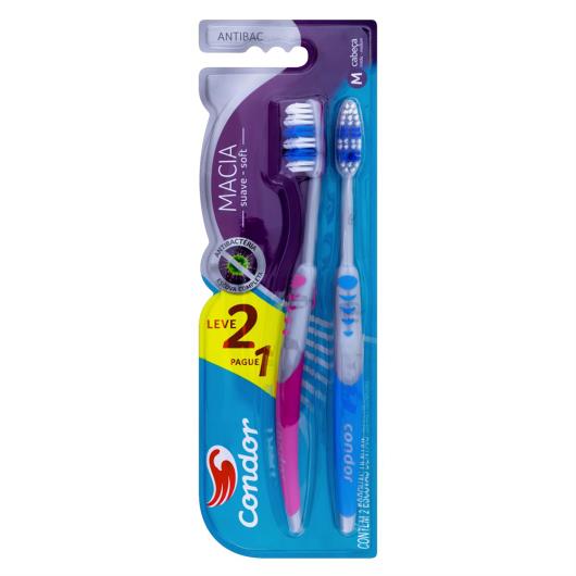 Escova Dental Macia Antibac Condor Leve 2 Pague 1 - Imagem em destaque