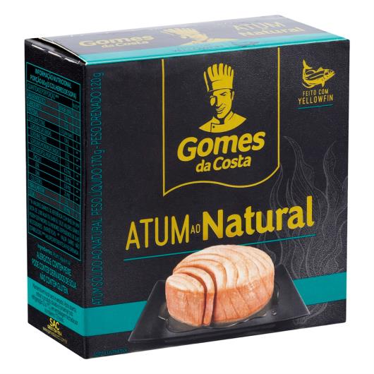 Atum Sólido ao Natural Gomes da Costa Yellowfin Caixa 120g - Imagem em destaque