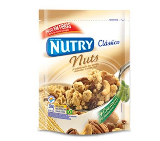 Cereal matinal Nutry chocolate e nuts 280g - Imagem em destaque