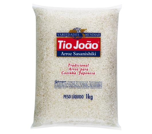 Arroz cozinha japonesa Tio João 1kg - Imagem em destaque