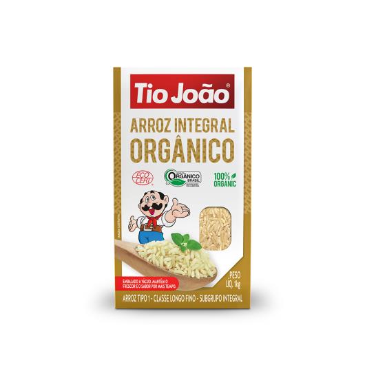 Arroz Integral Orgânico Tio João (não parboilizado) tipo1 1kg - Imagem em destaque