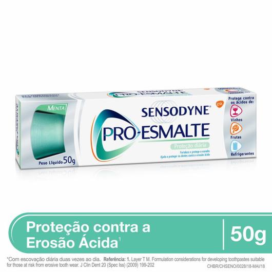 Creme dental Sensodyne pro-esmalte 50g - Imagem em destaque