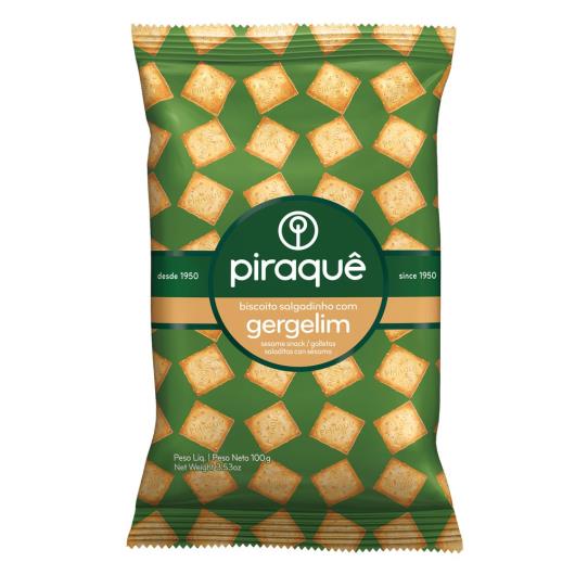 Biscoito Piraquê Salgado Gergelim 100G - Imagem em destaque