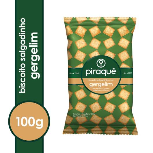 Biscoito Piraquê Salgado Gergelim 100G - Imagem em destaque