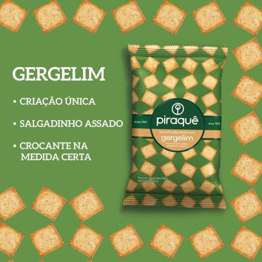 Biscoito Piraquê Salgado Gergelim 100G - Imagem em destaque