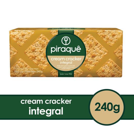 Biscoito Piraquê cream cracker integral 240g - Imagem em destaque