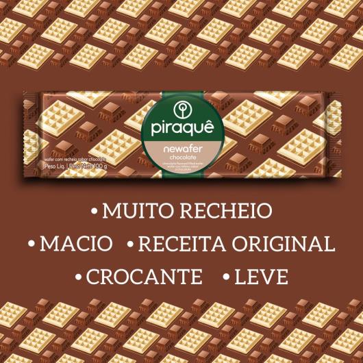 Wafer Piraquê Newafer chocolate 100g - Imagem em destaque