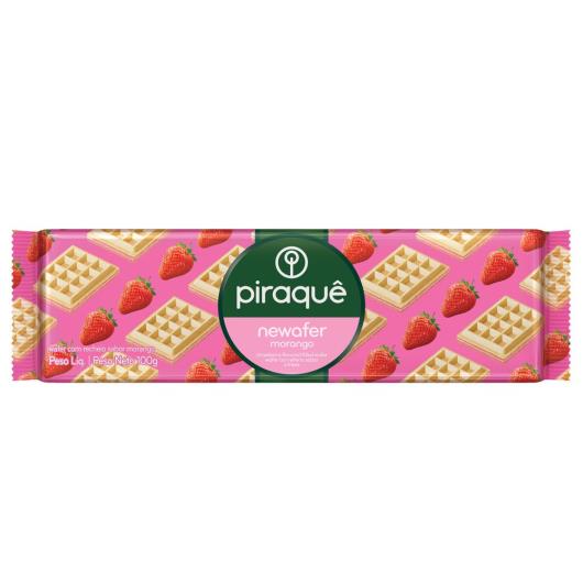 Wafer Piraquê Newafer morango 100g - Imagem em destaque