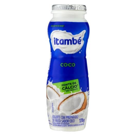 Iogurte Parcialmente Desnatado Coco Itambé Frasco 170g - Imagem em destaque