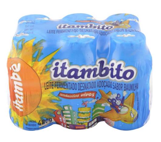 Leite fermentado Itambe 6x80g 480g - Imagem em destaque
