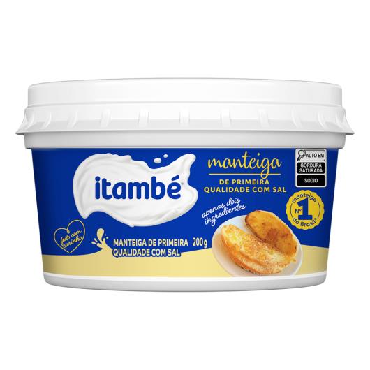 Manteiga Itambé com sal pote 200g - Imagem em destaque