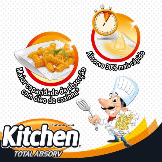 PAPEL TOALHA KITCHEN TOTAL ABSORV 100 FOLHAS - Imagem em destaque