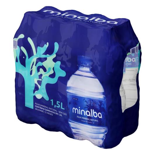 Água mineral Minalba sem gás PACK com 8 unidades 1,5L - Imagem em destaque