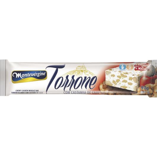 Torrone com castanha de caju Montevérgine 90g - Imagem em destaque