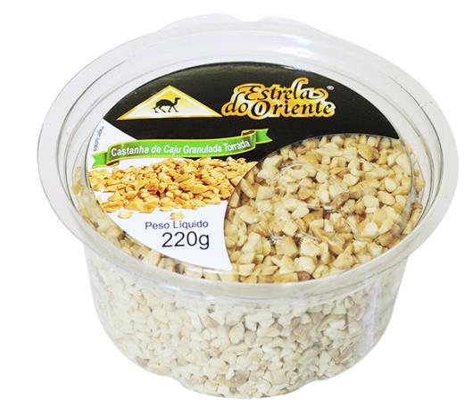 Castanha de caju Estrela Oriente granulada 220g - Imagem em destaque