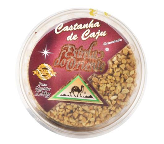 Castanha de caju Estrela Oriente granulada 220g - Imagem em destaque