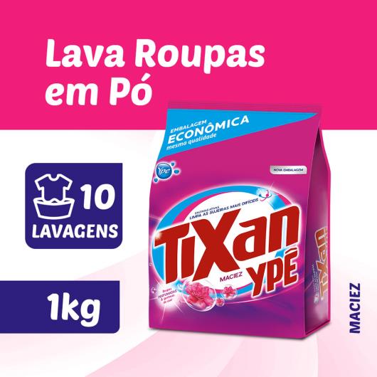 LAVA ROUPAS EM PÓ TIXAN YPÊ SACHÊ 1kg - Imagem em destaque