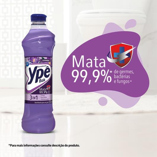 Desinfetante Ypê Bak lavanda 500ml - Imagem em destaque