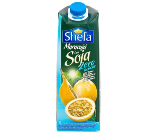 Alimento de soja Shefa sabor maracujá zero 1L - Imagem em destaque