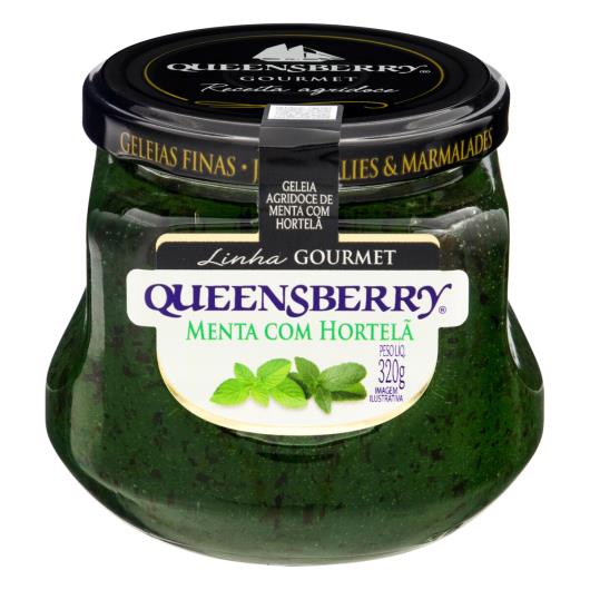 Geleia Agridoce Menta com Hortelã Queensberry Gourmet Vidro 320g - Imagem em destaque