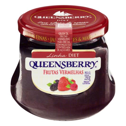 Geleia Frutas Vermelhas Diet Queensberry Vidro 280g - Imagem em destaque