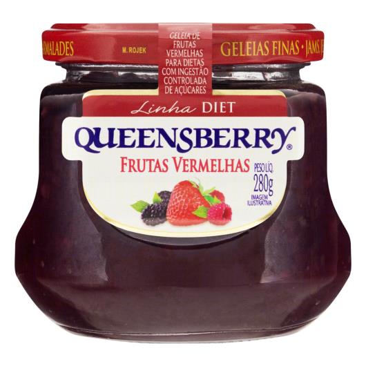 Geleia Frutas Vermelhas Diet Queensberry Vidro 280g - Imagem em destaque