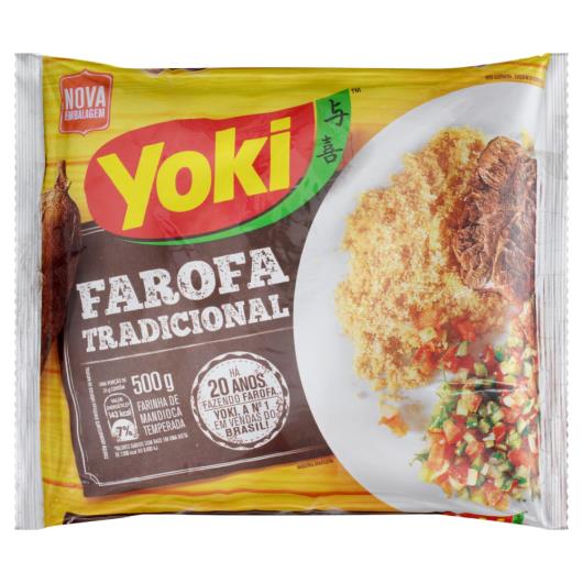 Farofa de Mandioca Tradicional Yoki Pacote 500g - Imagem em destaque