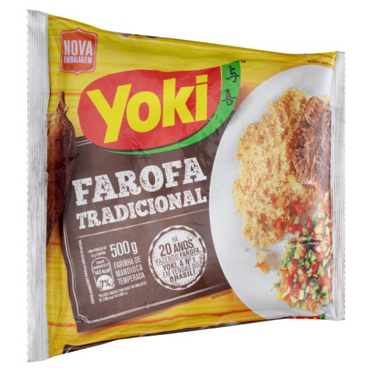 Farofa de Mandioca Tradicional Yoki Pacote 500g - Imagem em destaque