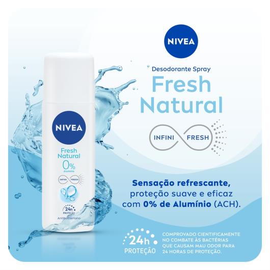 NIVEA Desodorante Spray Fresh Natural 90ml - Imagem em destaque