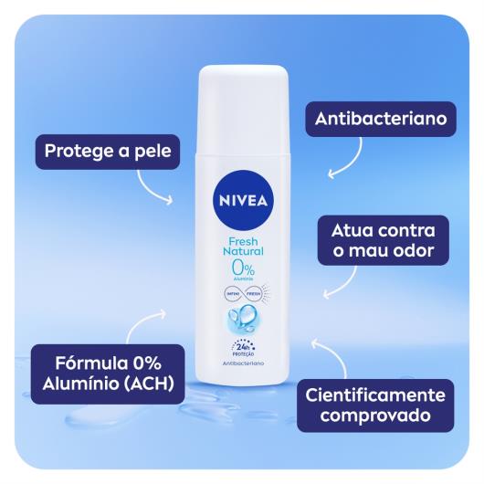 NIVEA Desodorante Spray Fresh Natural 90ml - Imagem em destaque
