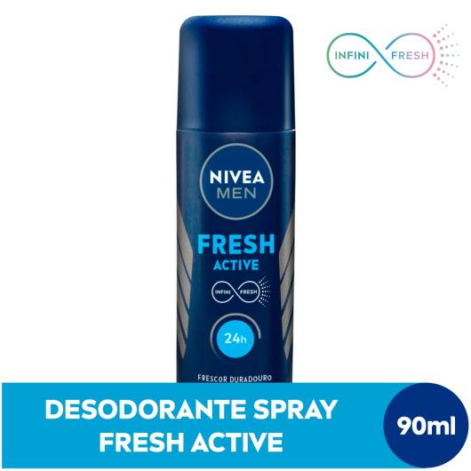 NIVEA Men Desodorante Spray Fresh Active 90ml - Imagem em destaque