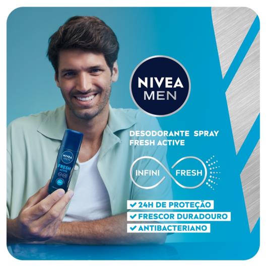 NIVEA Men Desodorante Spray Fresh Active 90ml - Imagem em destaque