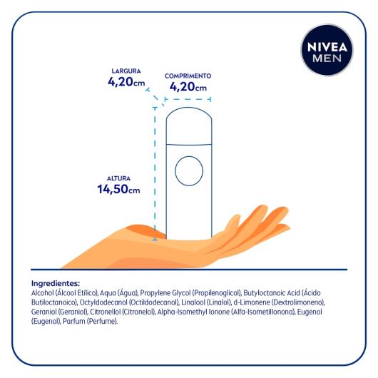 NIVEA Men Desodorante Spray Fresh Active 90ml - Imagem em destaque