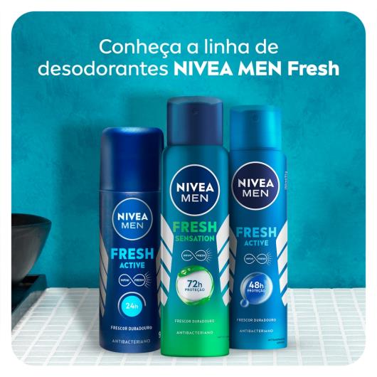 NIVEA Men Desodorante Spray Fresh Active 90ml - Imagem em destaque