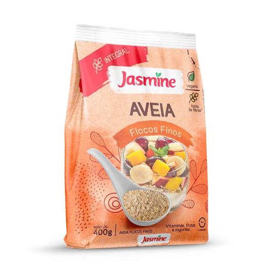 Aveia em Flocos Finos Jasmine Pacote 400g - Imagem em destaque