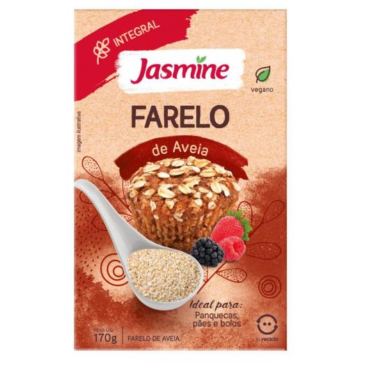 Farelo de Aveia Integral Jasmine 170g - Imagem em destaque