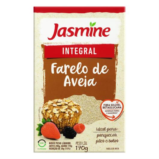 Farelo de Aveia Jasmine Caixa 170g - Imagem em destaque