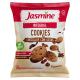 Biscoito Cookie Vegano Integral Chocolate com Gotas de Chocolate Jasmine Pacote 120g - Imagem 7896283000898.png em miniatúra