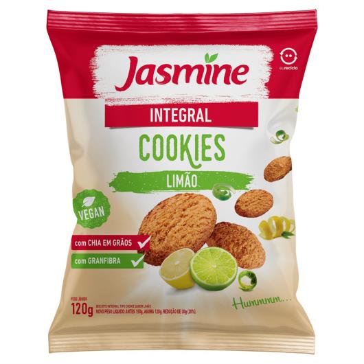 Biscoito Cookie Vegano Integral Limão Jasmine Pacote 120g - Imagem em destaque