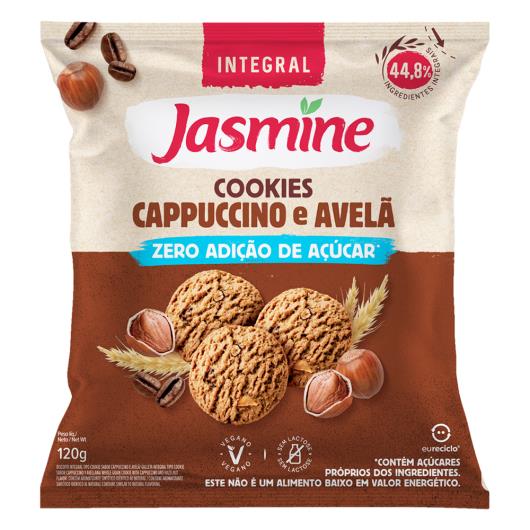 Cookies Jasmine Cappuccino e Avelã Zero Adição de Açúcar Pacote 120g - Imagem em destaque